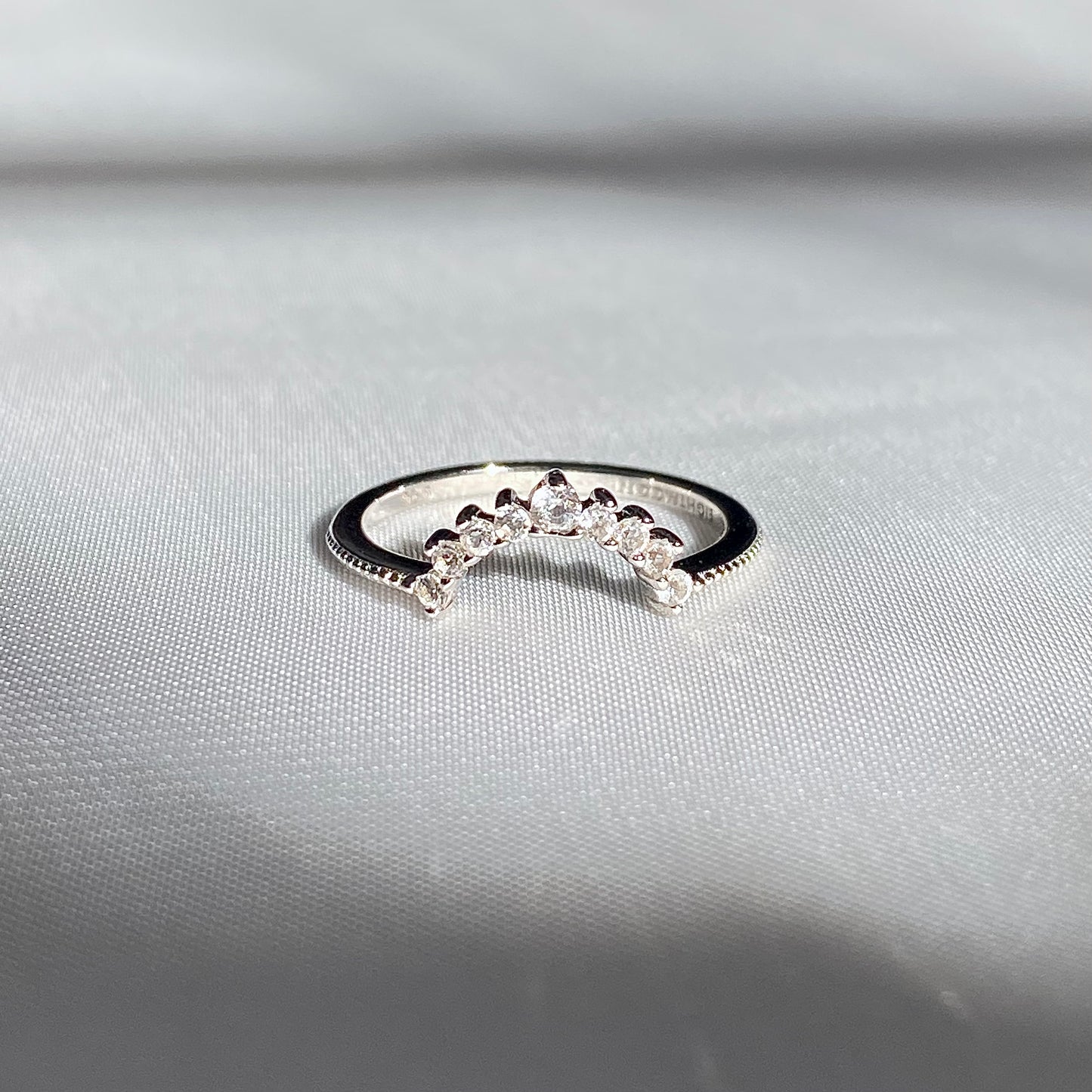 Luna White Topaz Ring