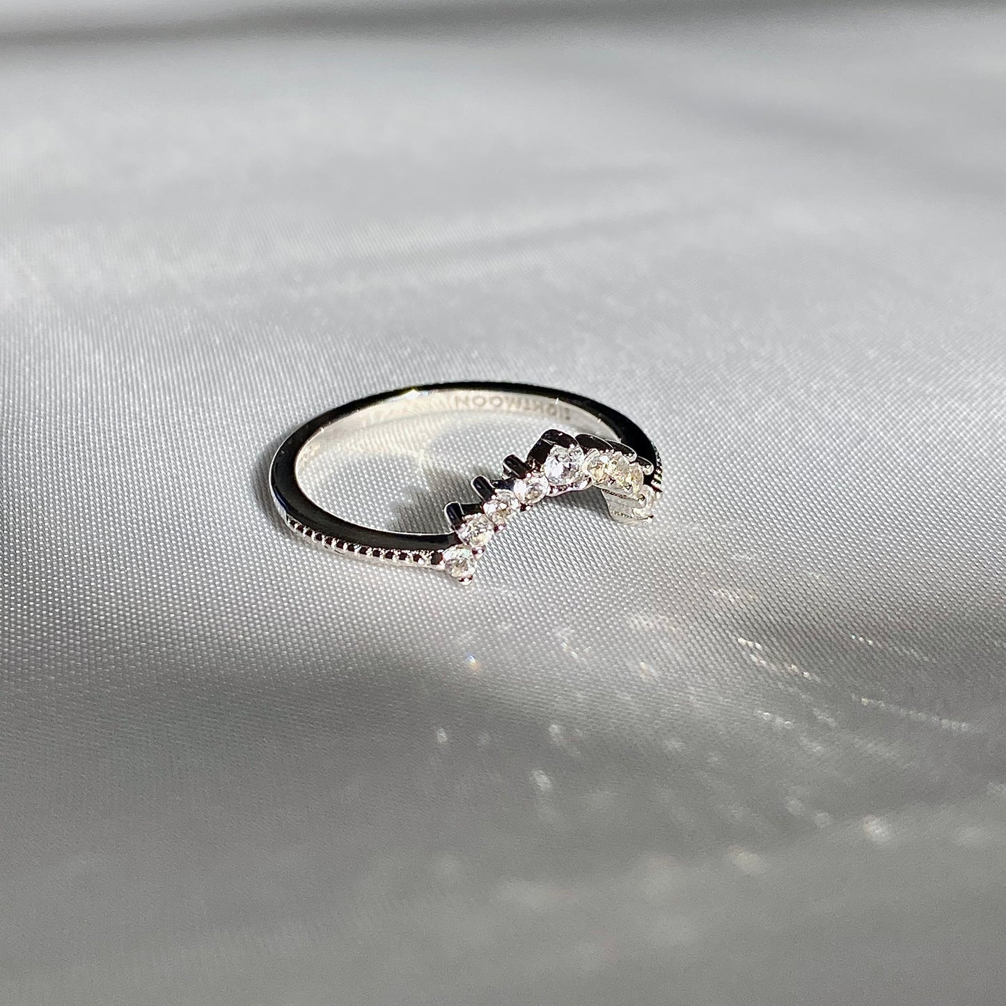 Luna White Topaz Ring