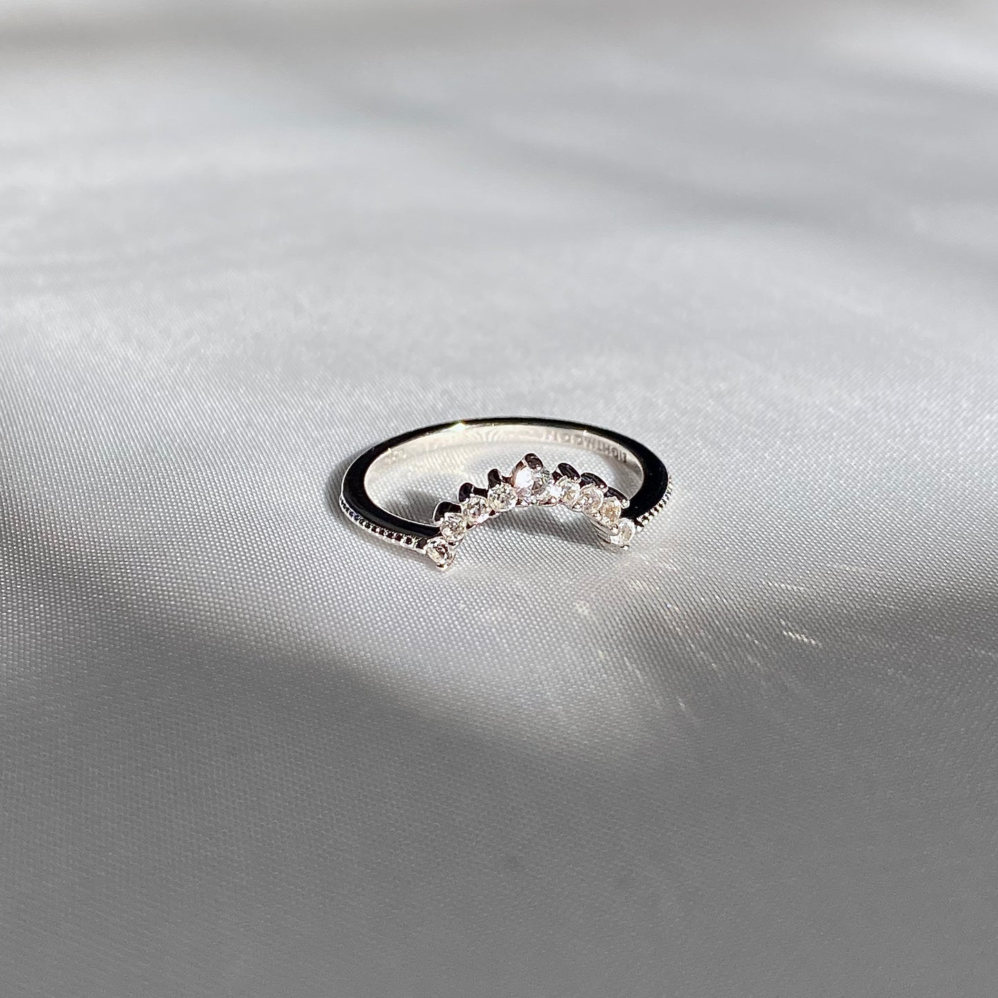 Luna White Topaz Ring