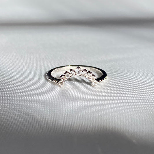 Luna White Topaz Ring
